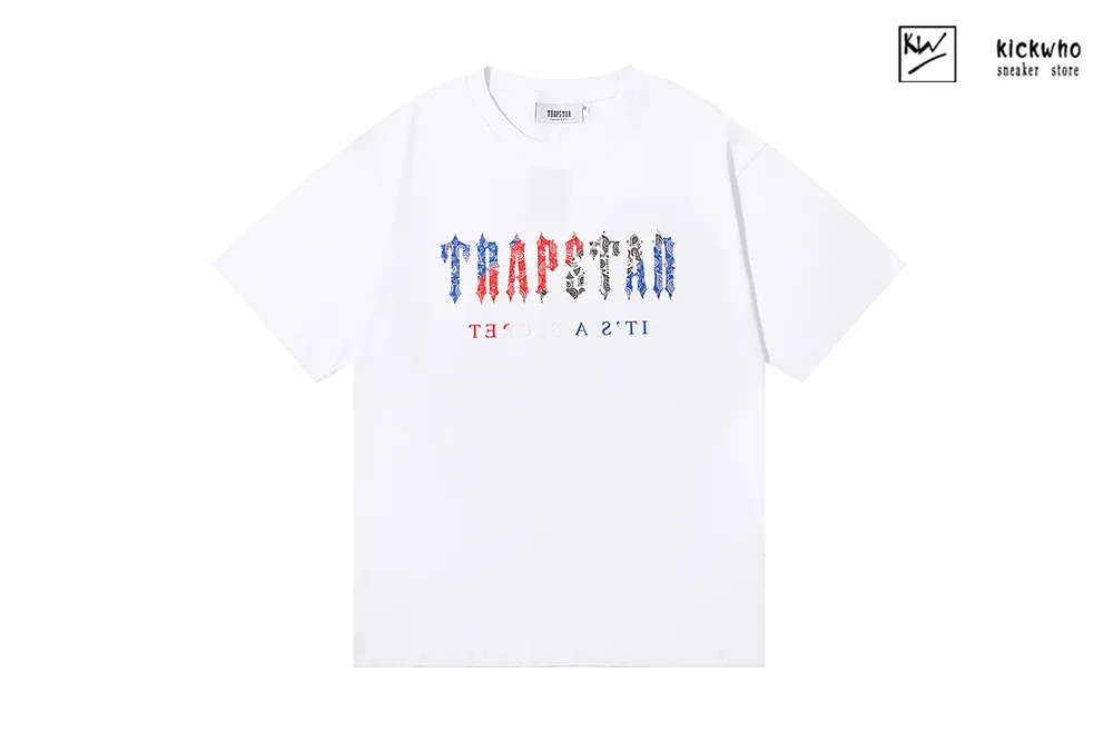 trapstar colored gradient letters t-shirt white