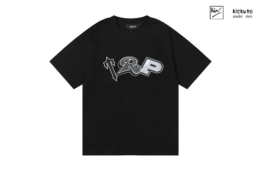 trapstar &quottrp&quotlogo t-shirt black