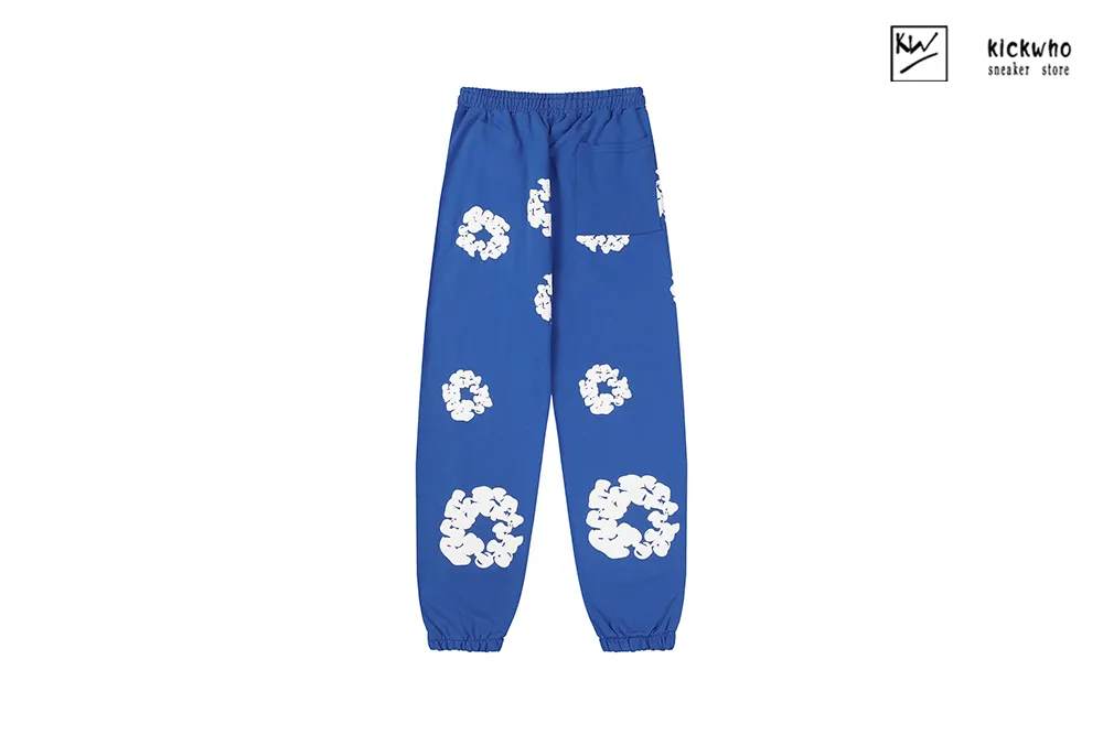 denim tears printing suit pants blue