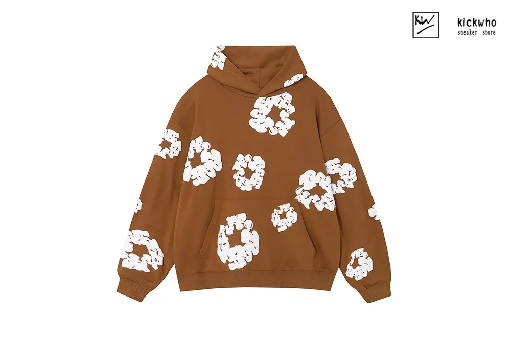 denim tears printing suit hoodie khaki