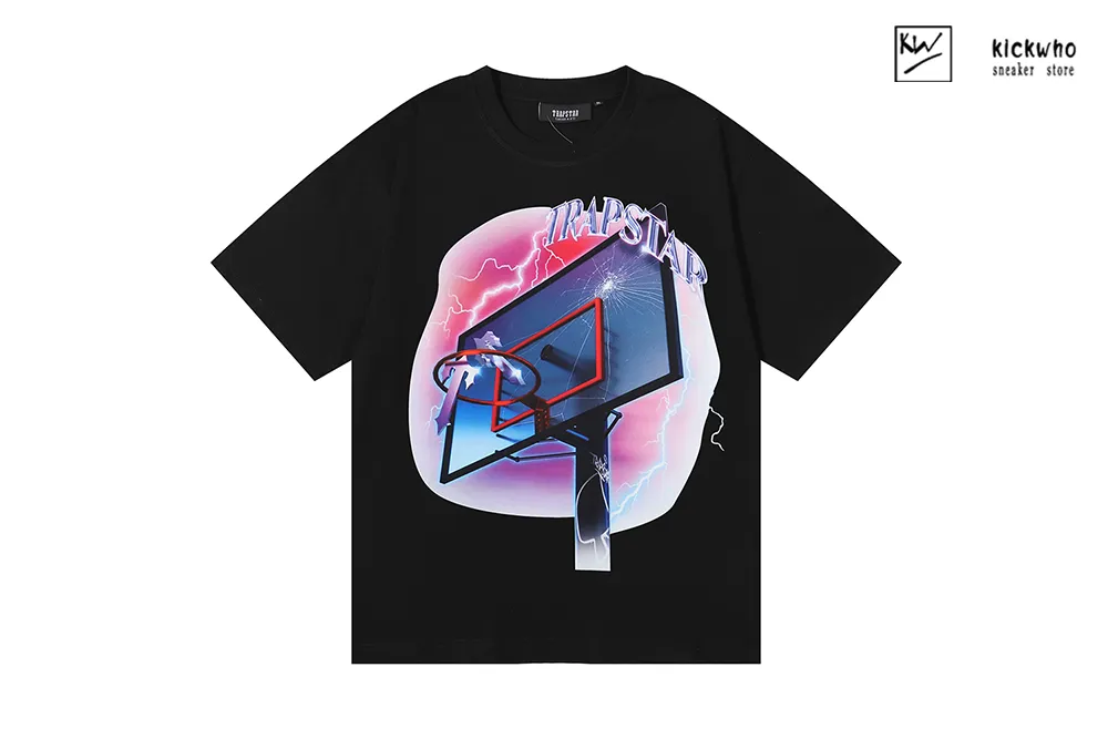 trapstar basketball frame t-shirt black