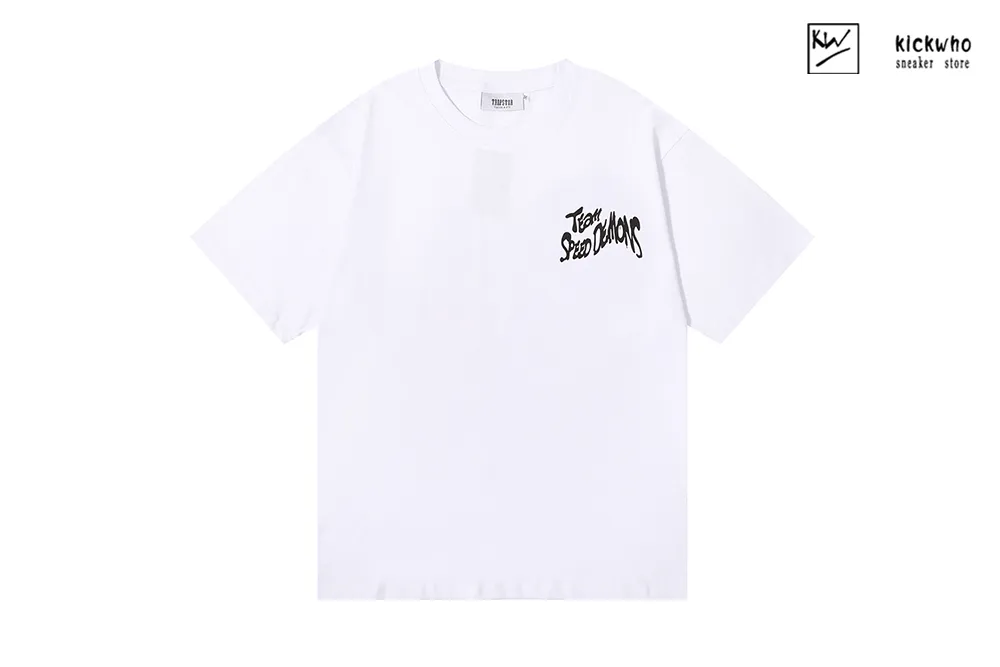 trapstar crazy truck t-shirt white