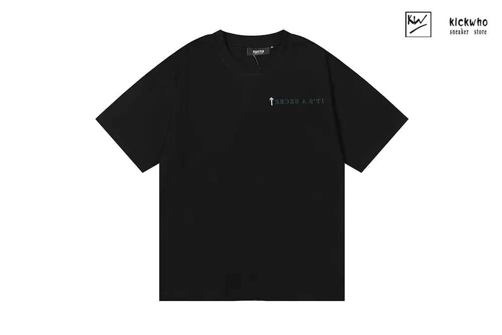 trapstar green big &quott&quott-shirt black