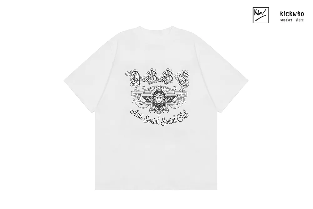 anti social social club sanskrit totem t-shirt white