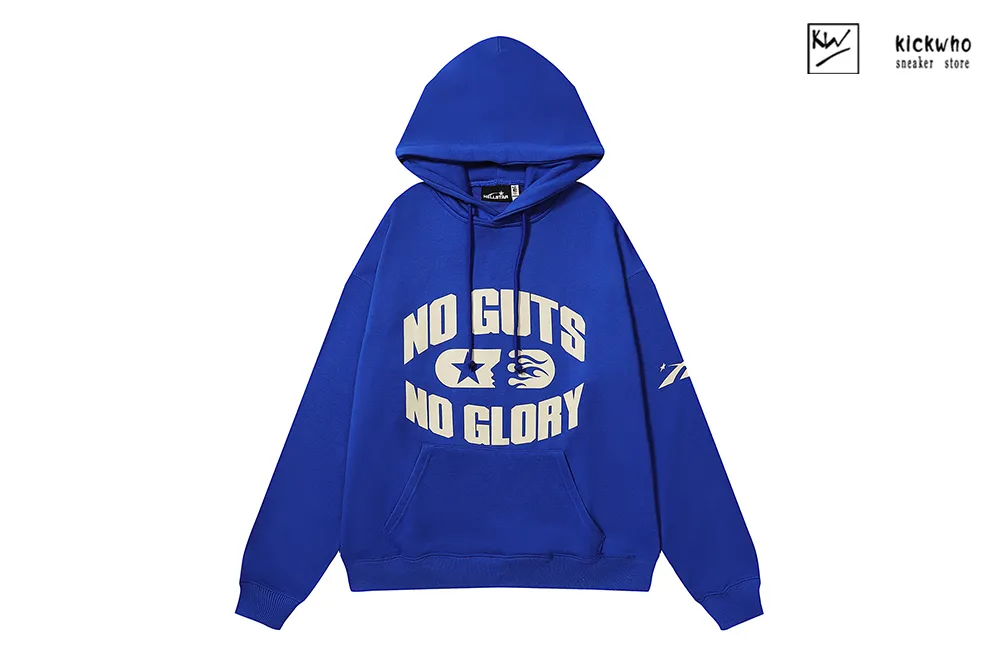 hellstar no guts no glory hoodie blue