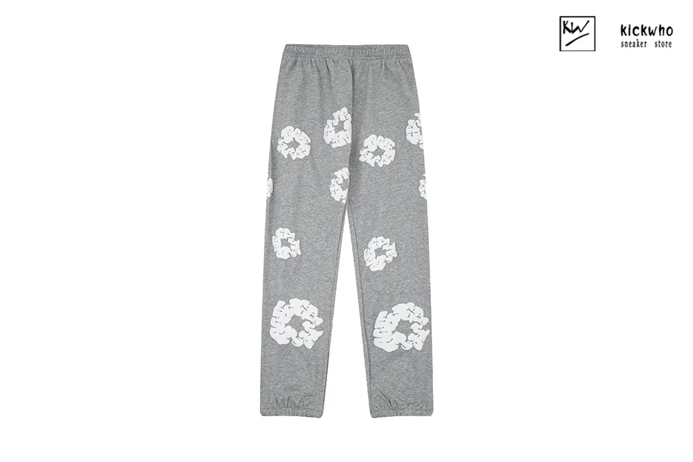 denim tears printing suit pants grey