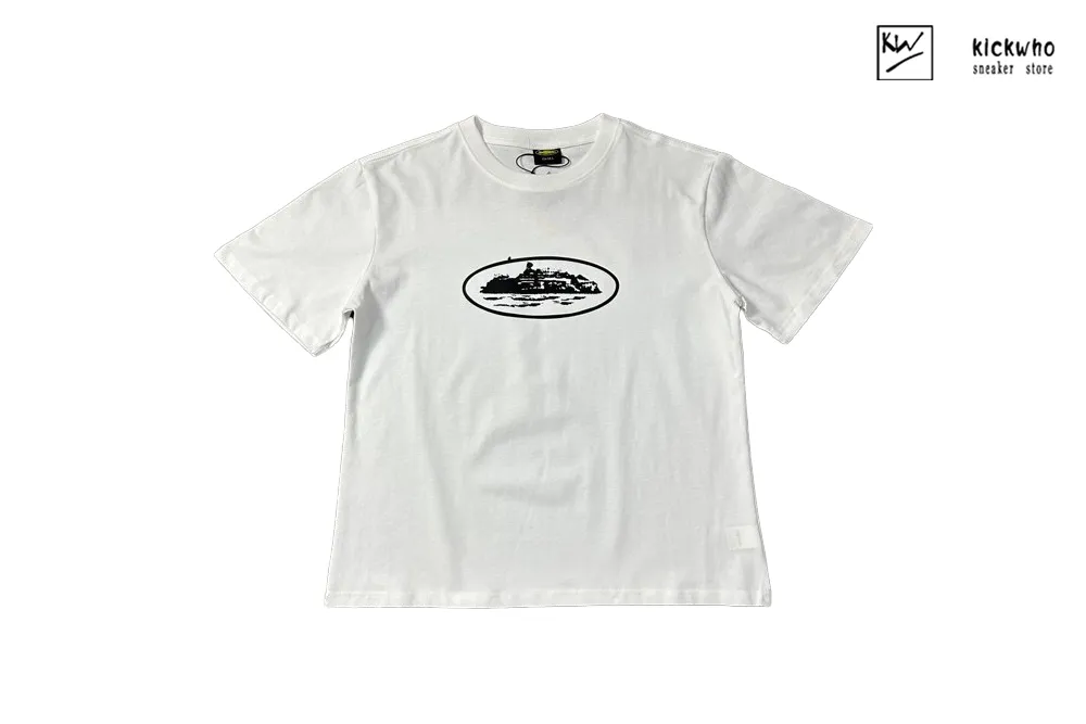 corteiz basis t-shirt white