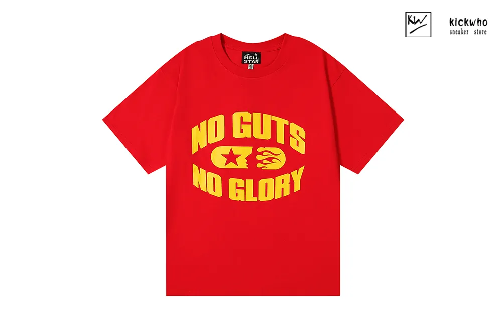 hellstar no guts no glory t-shirt red