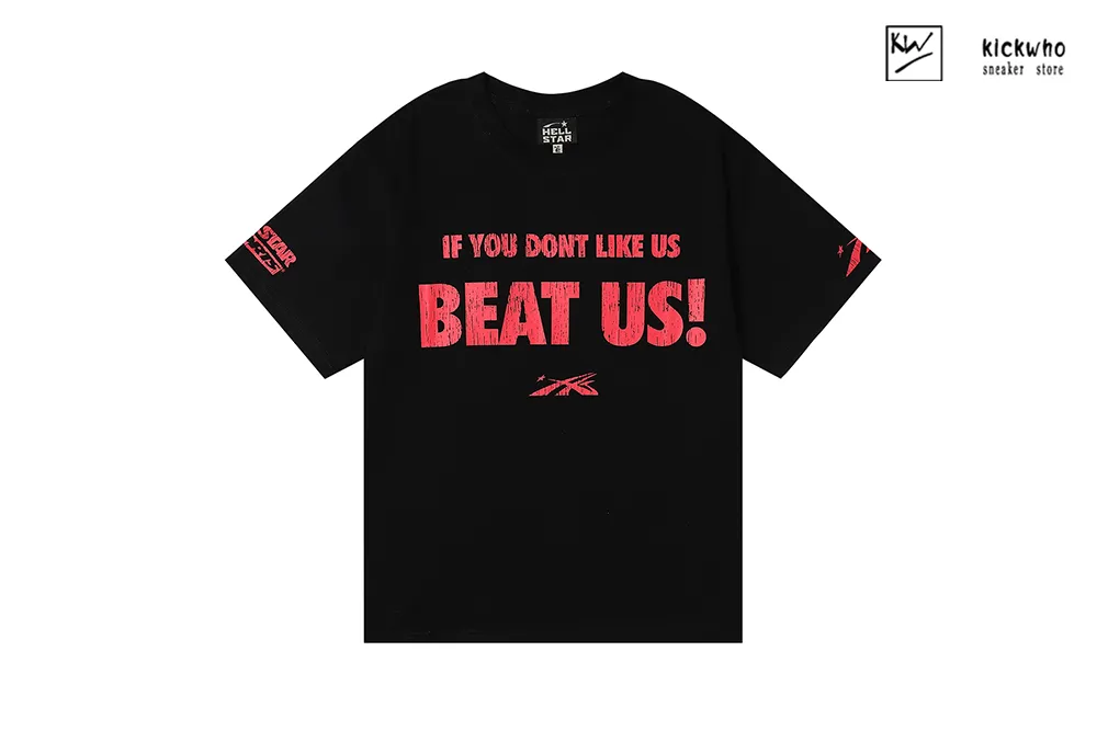 hellstar beat us t-shirt black