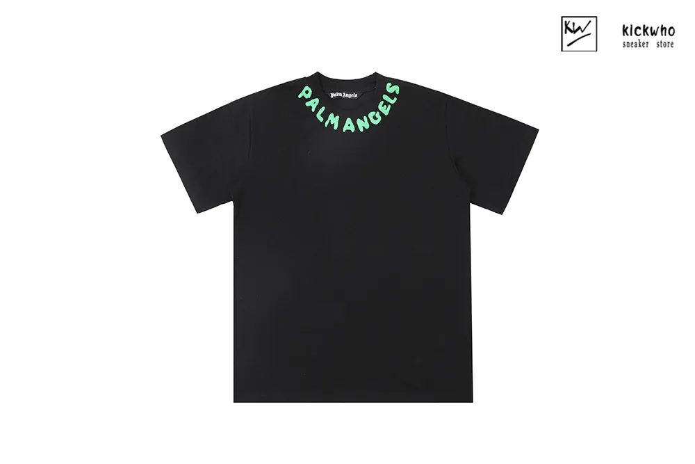 palm angels logo t-shirt black