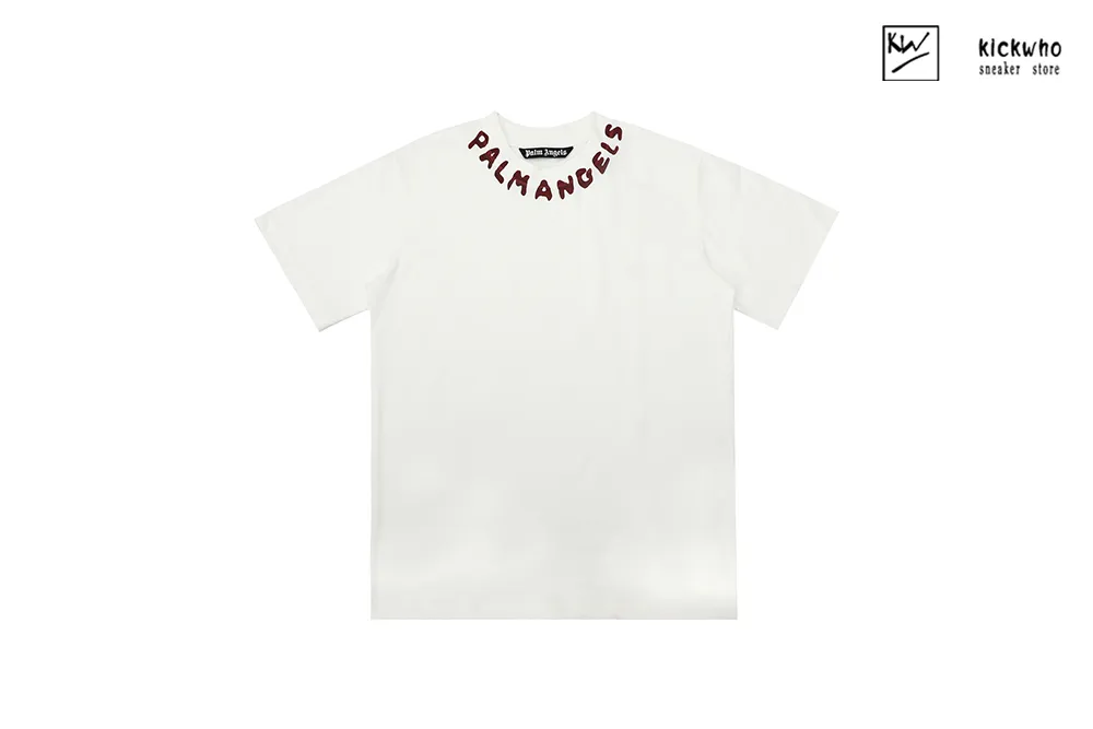 palm angels logo t-shirt white