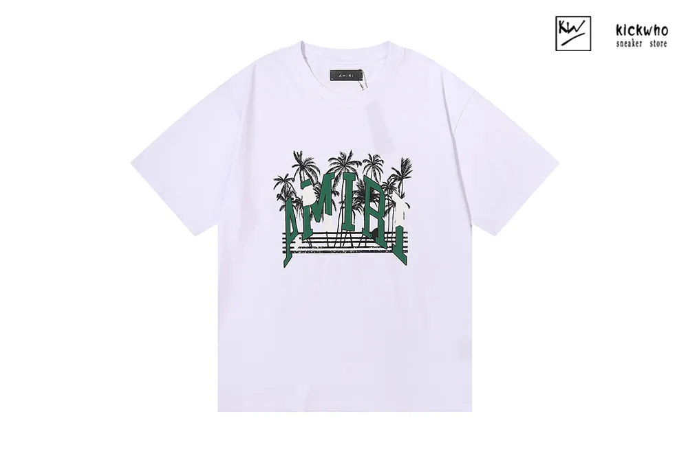 amiri coconut print t-shirt white