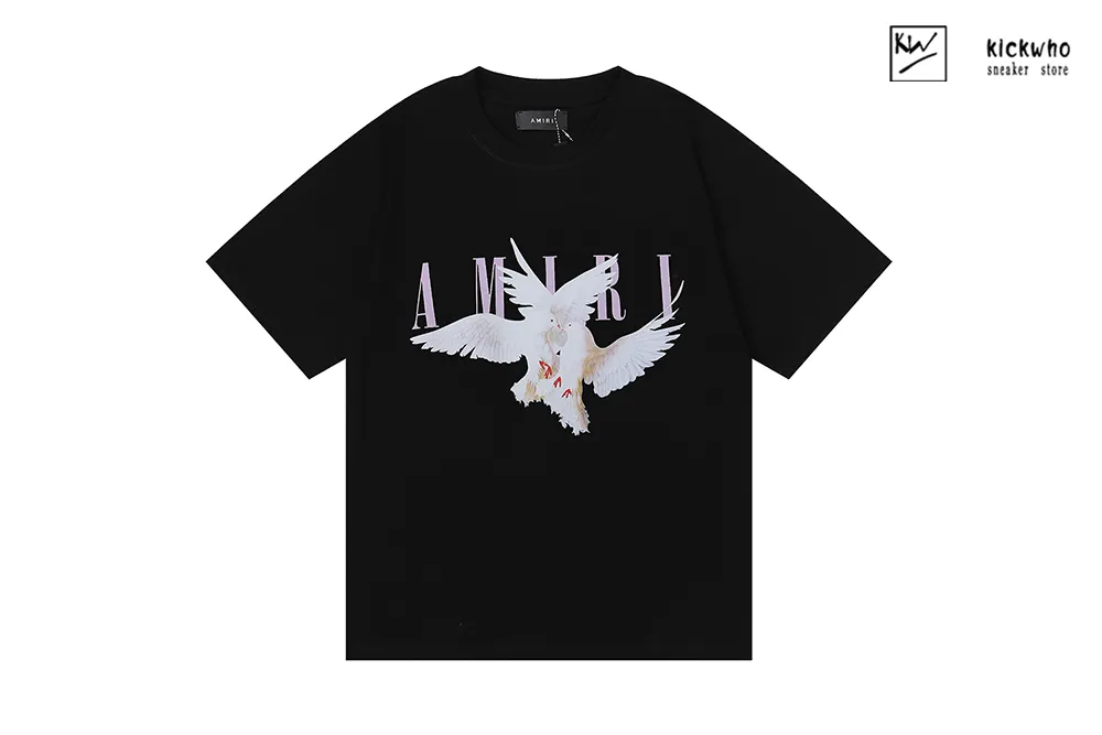 amiri peace dove print t-shirt black