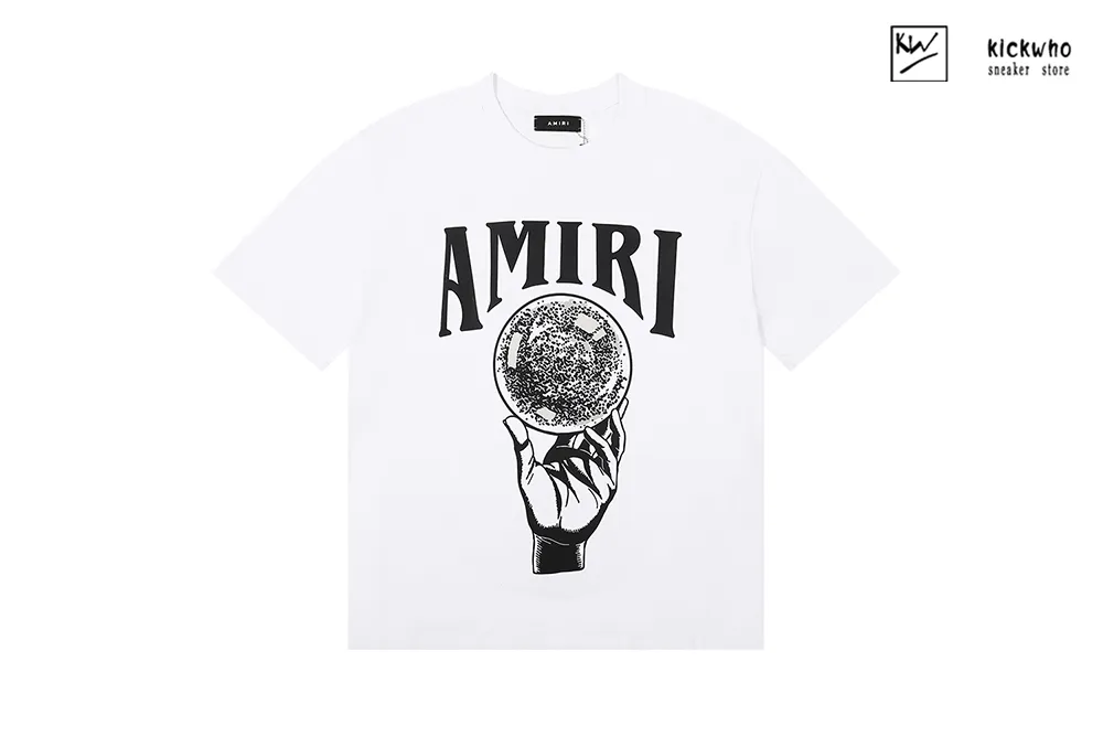 amiri crystal ball t-shirt white