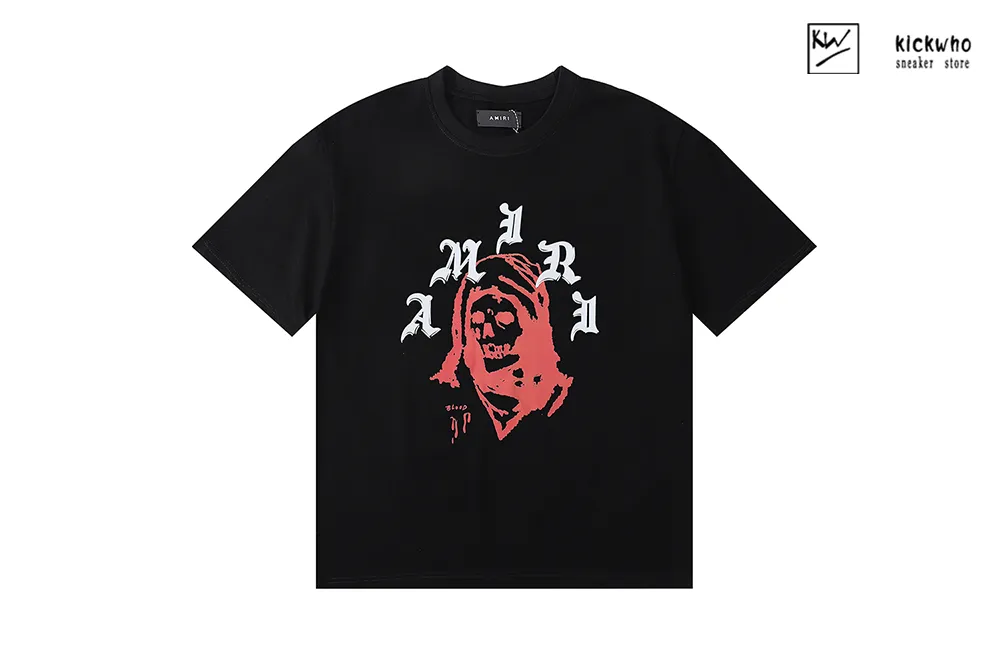 amiri demon skull t-shirt black