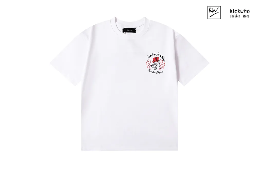 amiri monsters print t-shirt white