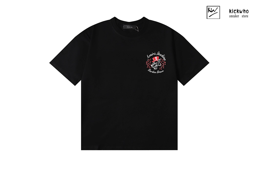 amiri monsters print t-shirt black