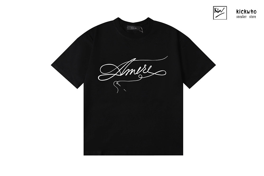 amiri draft logo t-shirt black