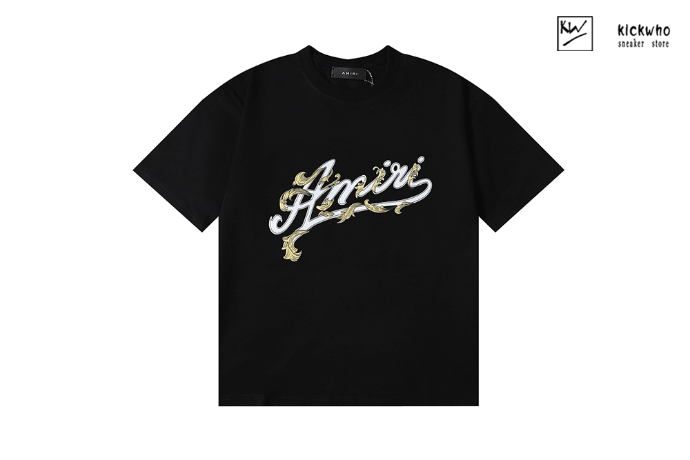 amiri dragon draft logo t-shirt black