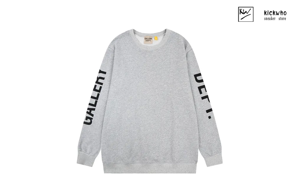 gallery dept printed logo crewneck grey