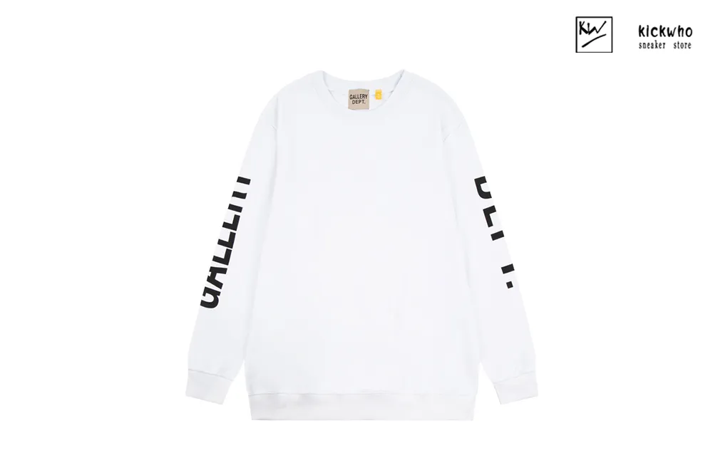 gallery dept printed logo crewneck white