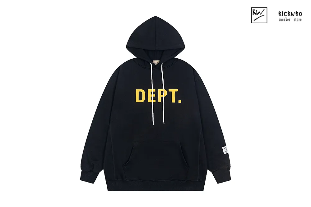 gallery dept logo basic hoodie black