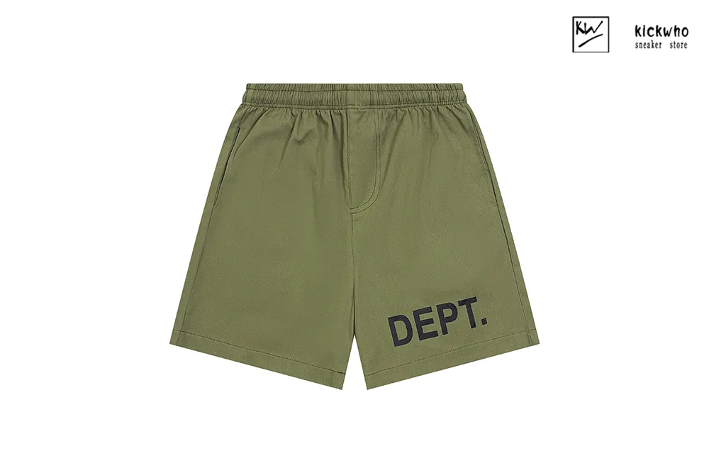 gallery dept basic logo shorts green