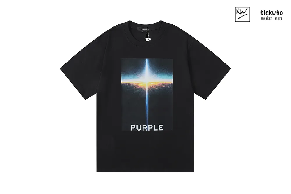 purple brand shadow t-shirt black