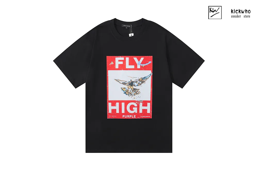 pu*re b*and fly high t-shirt black