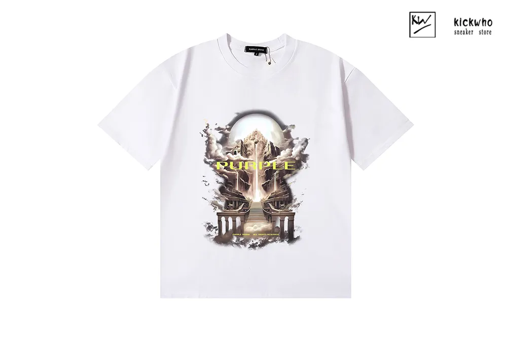 pu*re b*and temple of god t-shirt white