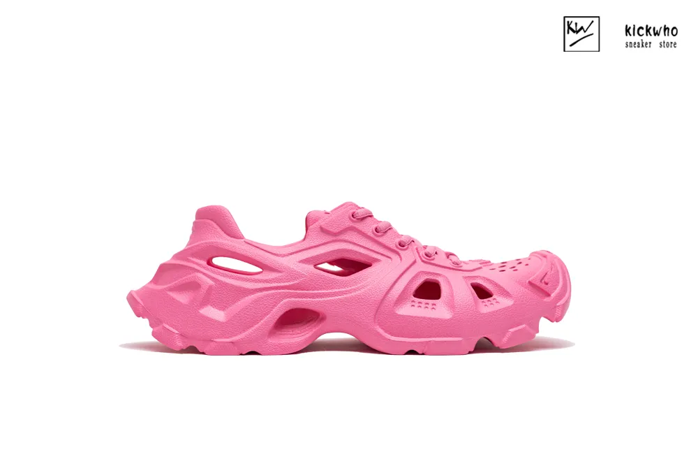 balenciaga hd lace up pink