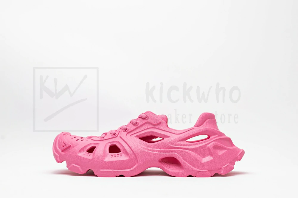 balenciaga hd lace up pink