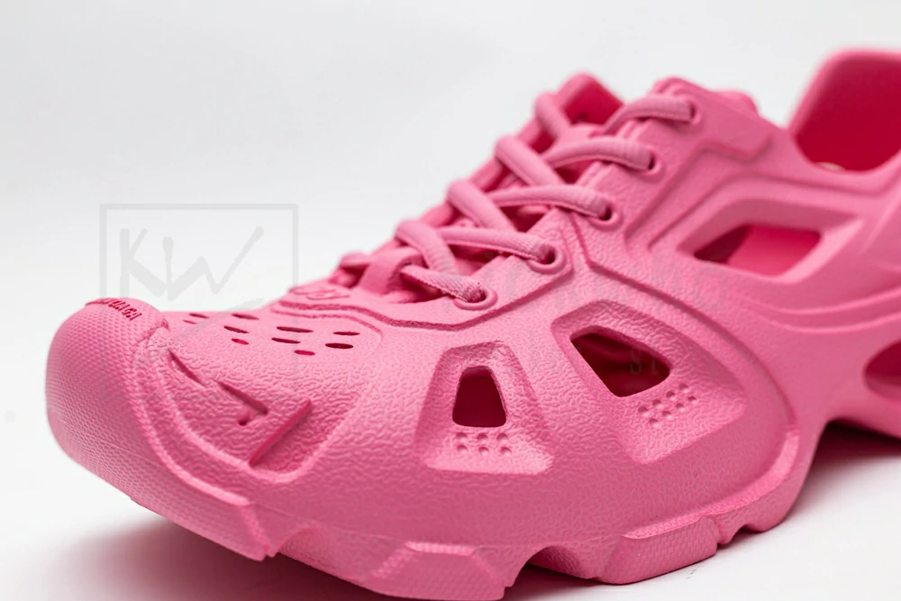 balenciaga hd lace up pink