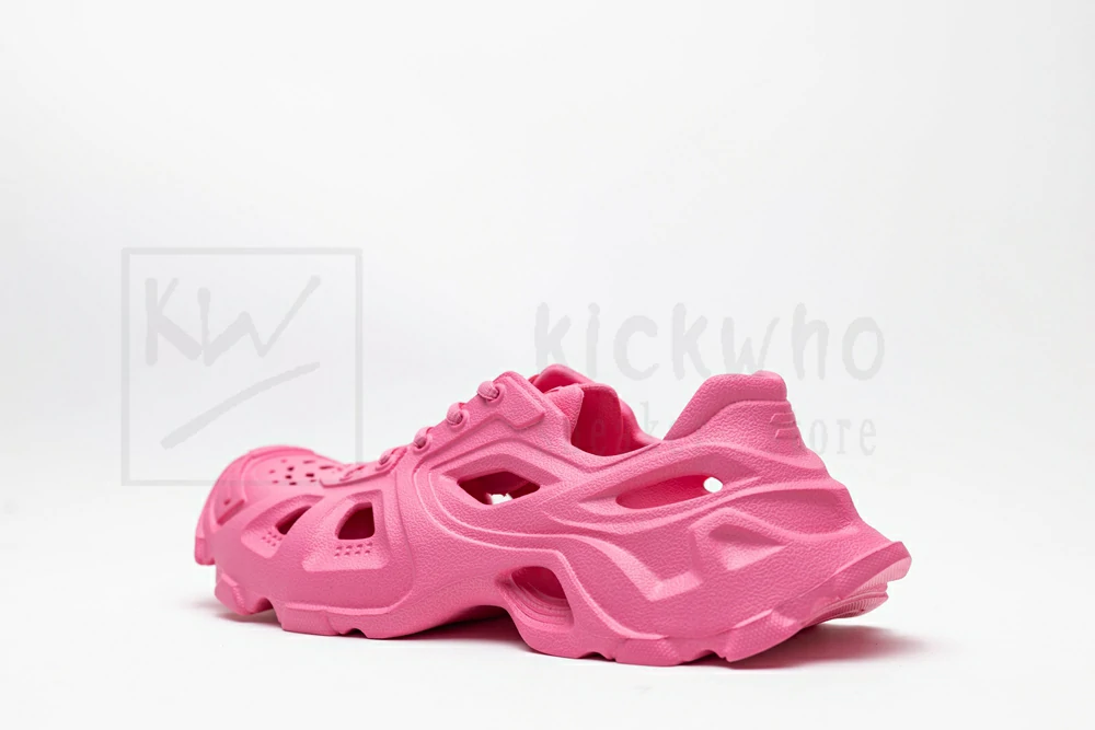 balenciaga hd lace up pink