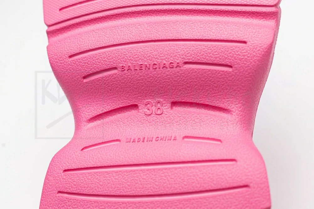 balenciaga hd lace up pink