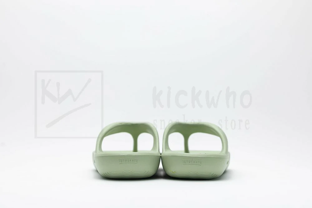 taw & toe x new balance slipper avocado green