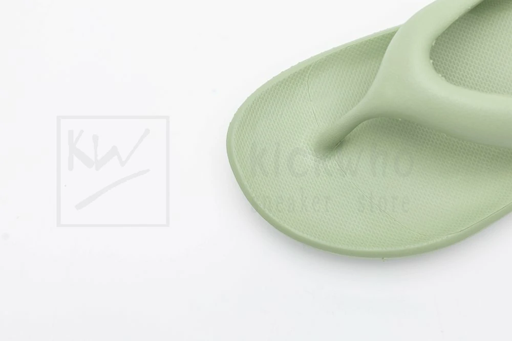 taw & toe x new balance slipper avocado green