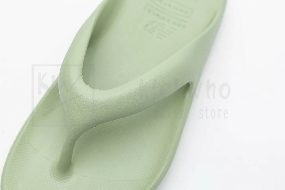 taw & toe x new balance slipper avocado green