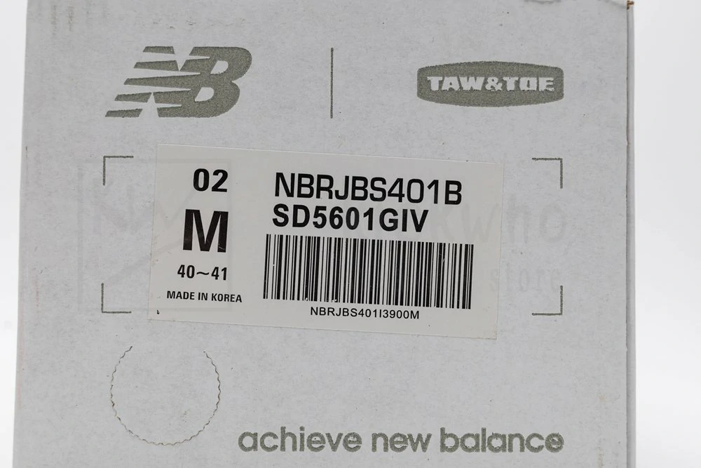 taw & toe x new balance slipper avocado green