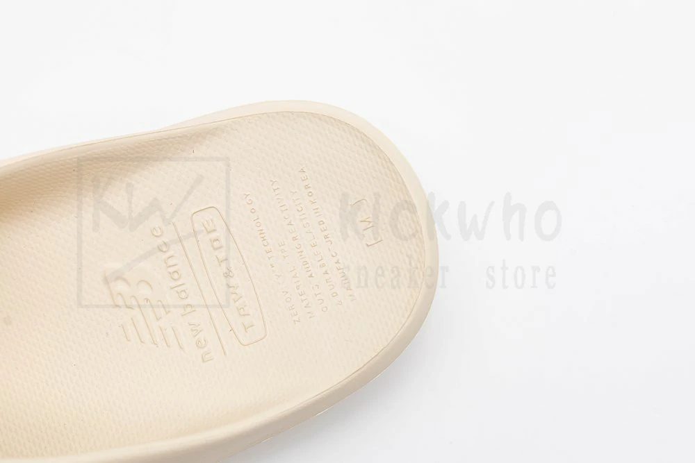 taw & toe x new balance slipper sail