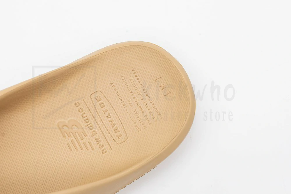 taw & toe x new balance slipper apricot