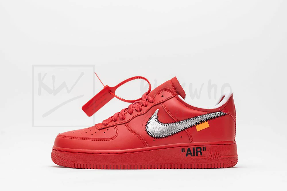 off-white x air force 1 low red