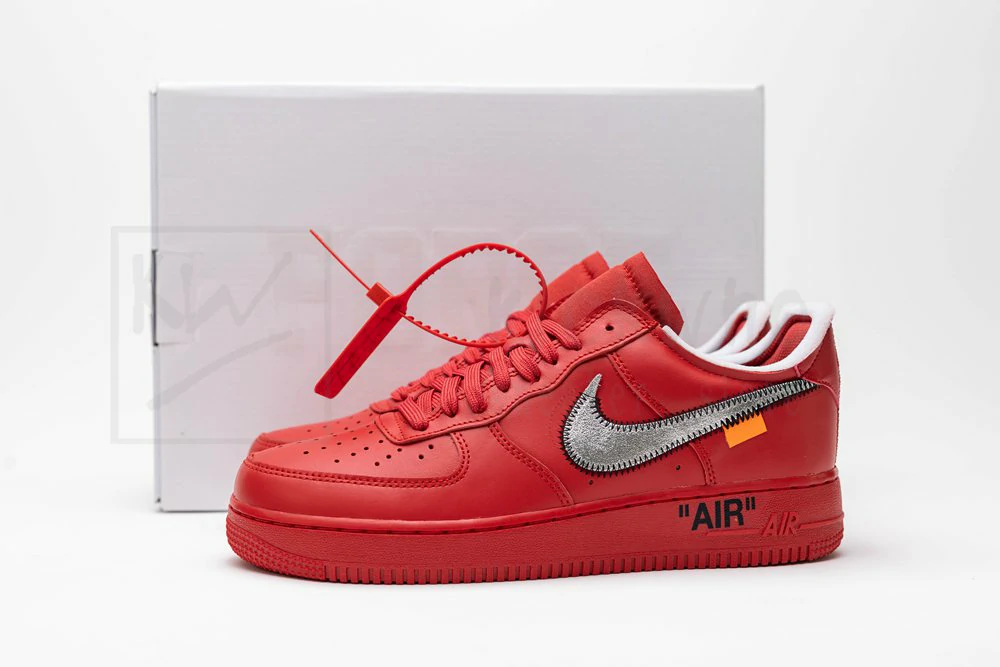 off-white x air force 1 low red