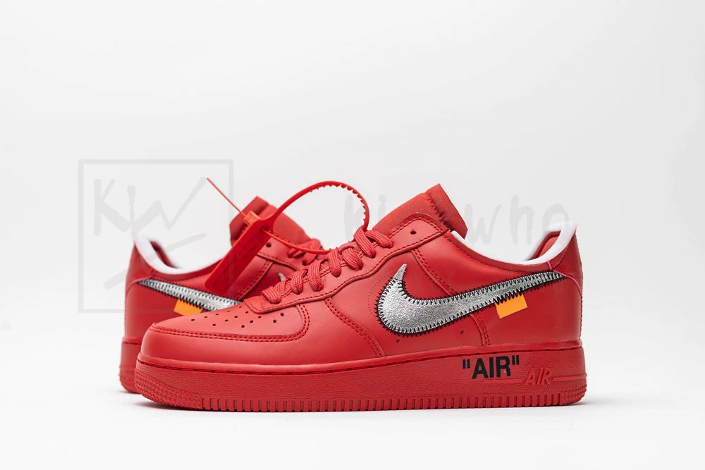 off-white x air force 1 low red