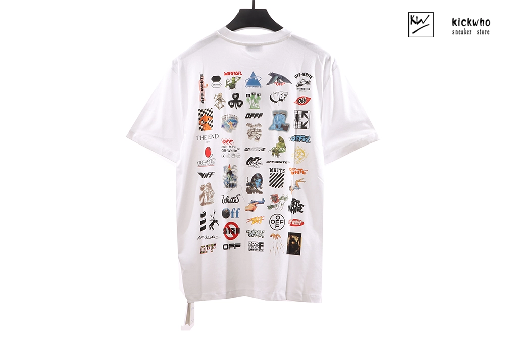 offwhite multiple icons t-shirt white