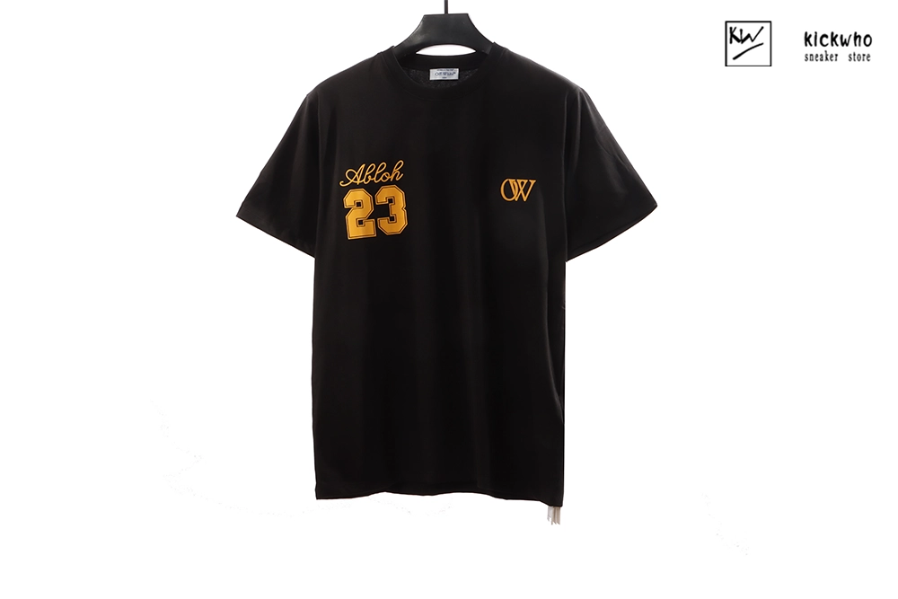 offwhite 23 logo t-shirt black