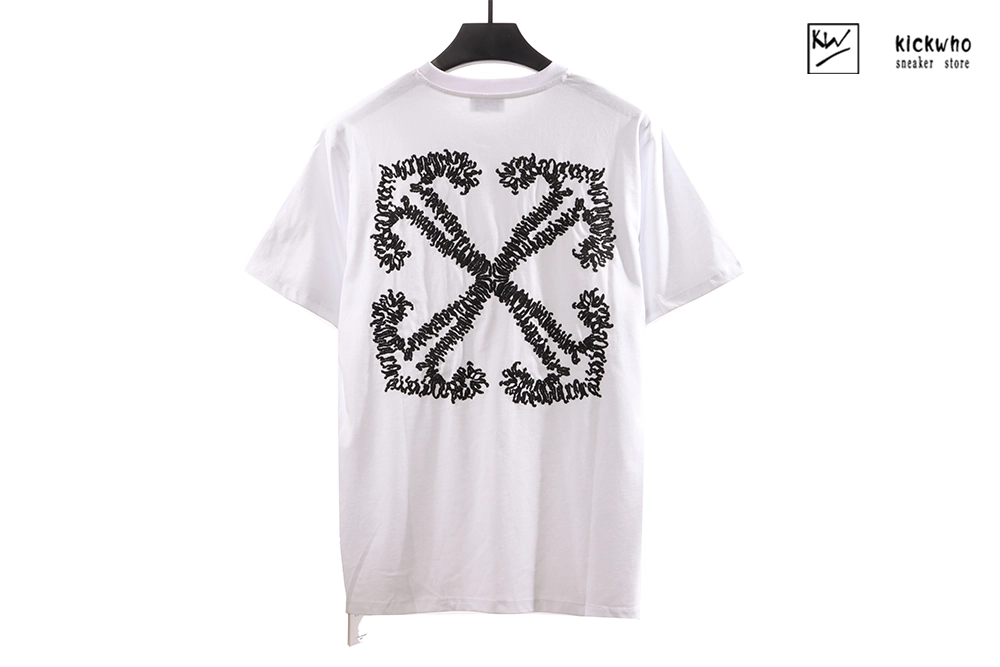 offwhite embroidered arrows t-shirt white