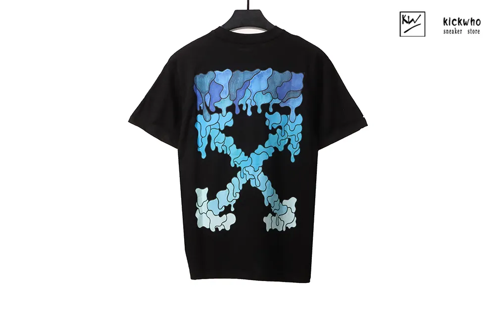 offwhite melting arrow t-shirt black blue