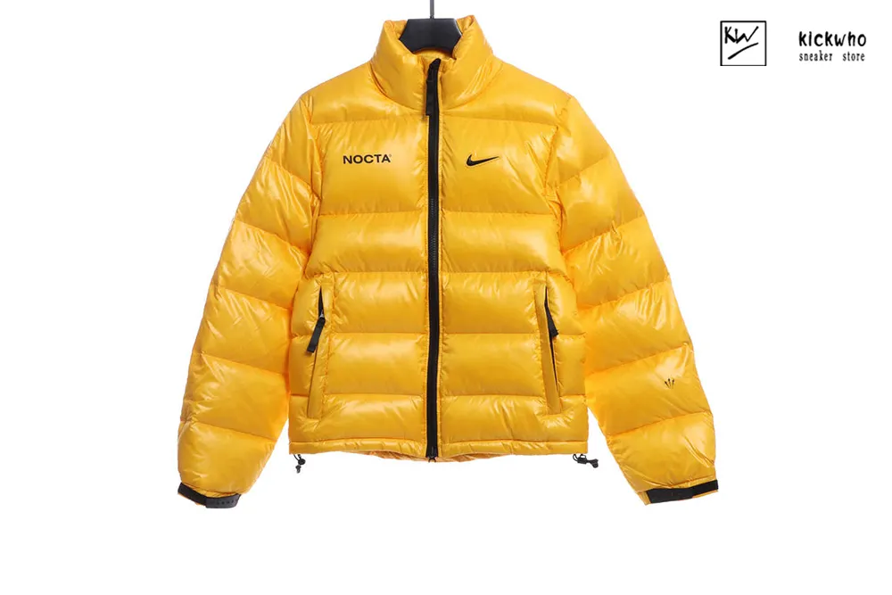 nk x drake nocta down jacket yellow