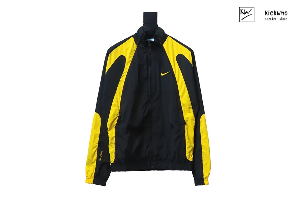 nk x nocta color blocking jacket yellow